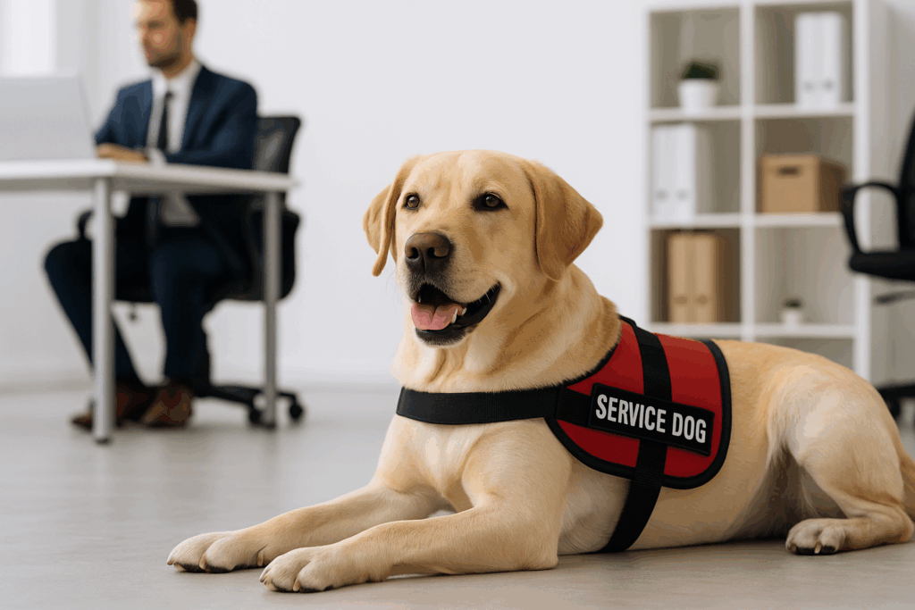 Service Dog at the Office