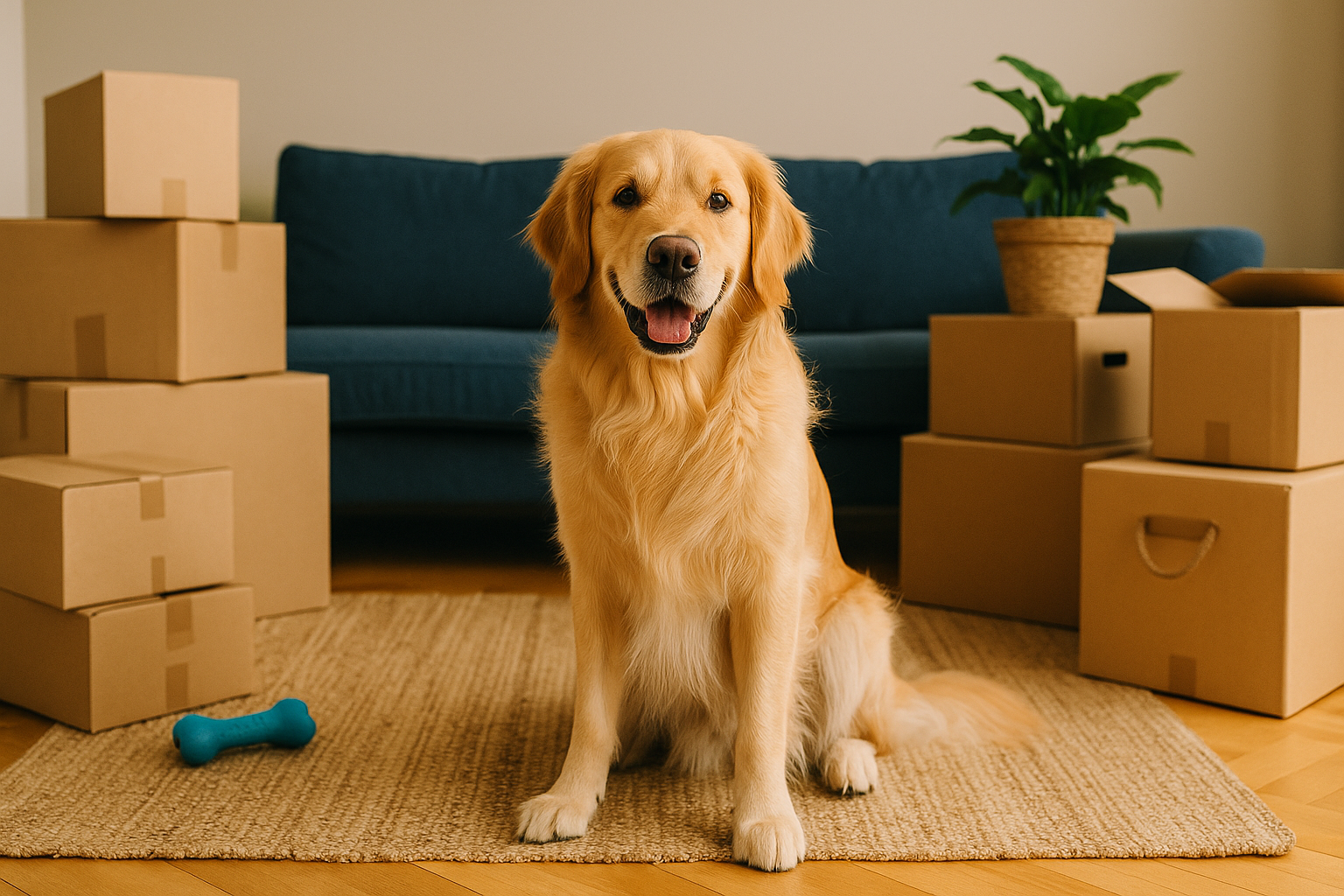 Emotional Support Animal Adapting to Their New Environment