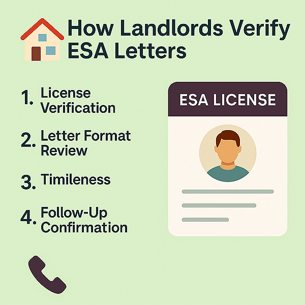 How Landlords Verify ESA Letters
