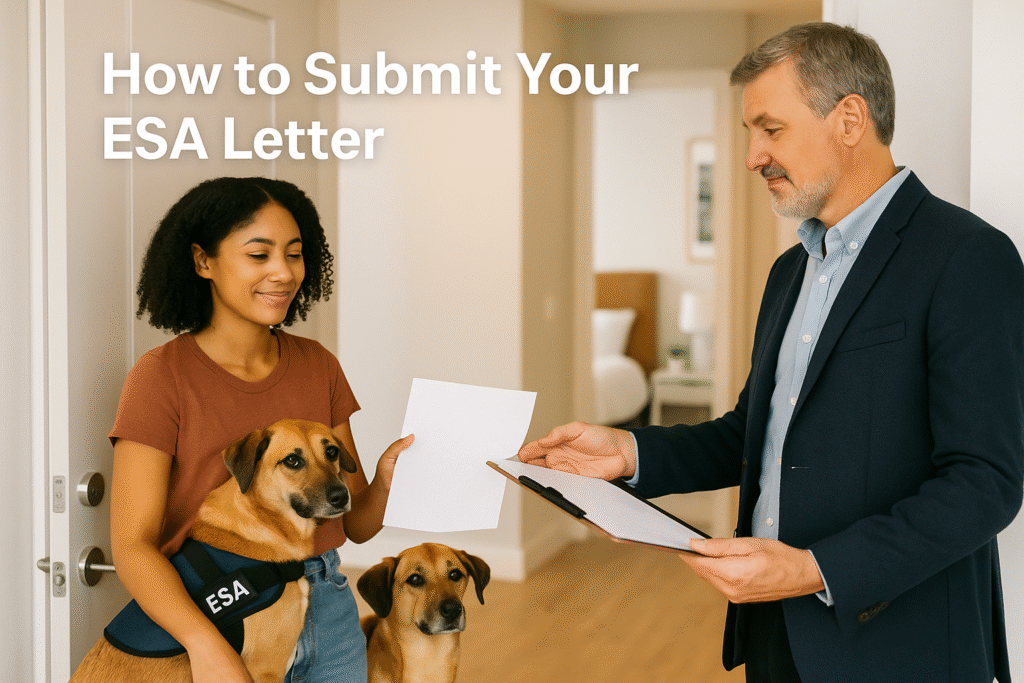 How to Submit Your ESA Letter to Your Landlord