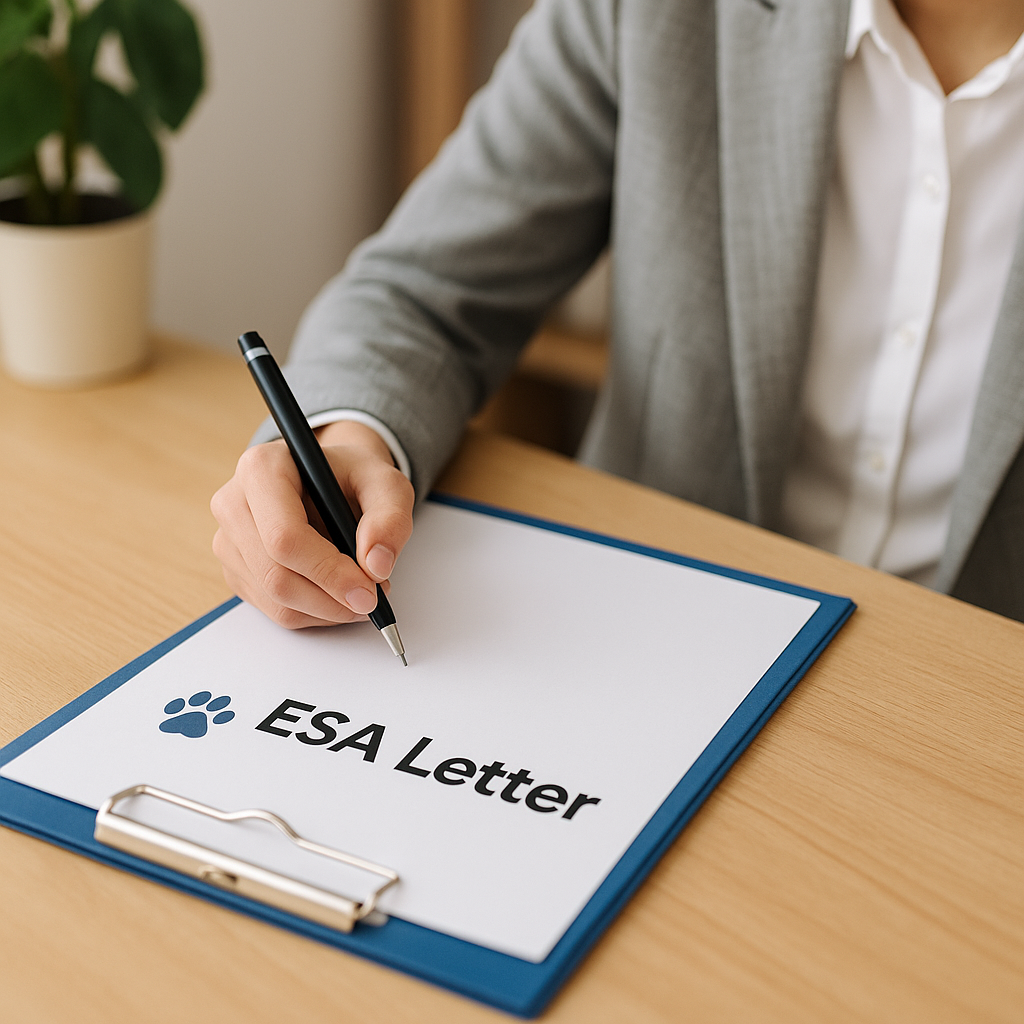 ESA Letter Signing